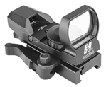 Ncstar / Vism 107880 NcStar D4RGBQ Reflex Optic  Black Anodized 1x24x34mm 3 MOA Dual Illuminated (Gre