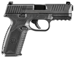FN 66100463 509 Mid-Size  9mm Luger Double 4" 15+1 Black Interchangeable Backstr