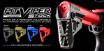 Strike Industri 108455 Strike VIPERPITBK Pit Viper Stock  AR-Platform Black Aluminum/Steel