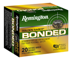 108459 Remington Ammunition 29341 Golden Saber Bonded 9mm Luger +P 124 gr Brass Jacket