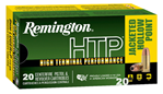 108467 Remington Ammunition 28293 HTP  9mm Luger +P 115 gr Jacketed Hollow Point (JHP)
