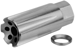 Tacfire 108758 TacFire MZ1020SS Linear Compensator Stainless Steel with 1/2"-28 tpi Threads, 2.