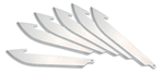 Outdoor Edge Cu 108837 Outdoor Edge RR306 RazorLite Replacement Blades Drop Point 3" 420J2 Stainless St