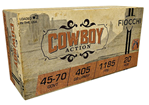 Fiocchi Ammunit 109303 Fiocchi 4570A Cowboy Action  45-70 Gov 405 gr Lead Round Nose Flat Point (LRNFP)