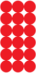 Pro-shot Produc 109332 Pro-Shot P432M SplatterShot Repair Pasters Red Black/Red Self-Adhesive 1" Self-A