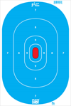Pro-shot Produc 109336 Pro-Shot SILHINTPBLUE SplatterShot  Silhouette Tagboard Hanging Pistol/Rifle 12"
