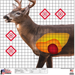 Pro-shot Produc 109373 Pro-Shot WDSI5PK Whitetail Sight-In Deer Heavy Paper Hanging Universal 25" x 25"