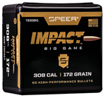 Cci/speer 109600 Speer TB308H1 Impact  30 Caliber .308 172 GR Slipstream Polymer Tip 50 Per Box