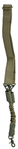 Ncstar / Vism 109675 NcStar AARS1PG Single Point Sling  1.50" W x 44"-60" L Adjustable Bungee Green N