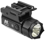Ncstar / Vism 109679 NcStar ACQPTF Compact Flashlight  Black White Cree LED 150 Lumens QR  w/Strobe