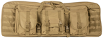 Ncstar / Vism 109692 NcStar CVDC2946T42 VISM Double Carbine Case Tan PVC Nylon with Foam Padding, Loc