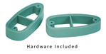 Crickett/keysto 109757 Crickett KSA000011 Crickett Length Of Pull Spacer Kit made of Polymer with Blue