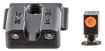 Truglo 109926 TruGlo TG-231MP3C Tritium Pro Night Sights Square Green with Orange Outline Fron