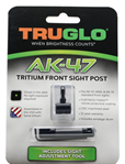 Truglo 109935 TruGlo TG-231AK1 Tritium Front Sight Green with White Outline Black for AK-47, A