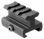 Aim Sports Inc 109966 Aim Sports ML110 Riser Mount  Black Anodized Medium Profile Picatinny/Weaver Mou