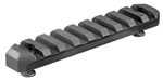Aim Sports Inc 109971 Aim Sports KMRS2 Rail Section KeyMod Rifle Picatinny Rail 9 Slot Black Anodized