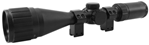 Bsa Optics 109985 BSA AIR412X44A Outlook  Matte Black 4-12x44mm AO 1" Tube Illuminated Red/Green M