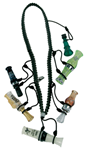 Primos/vista 110241 Primos 69628 Waterfowler's Call Lanyard Nylon Black