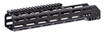 110736 Midwest Industries MIMCXV125 Handguard  made of Aluminum with Black Anodized Fin