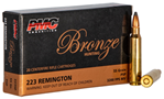 Pmc 111492 PMC 223SP Bronze  223 Remington 55 GR Pointed Soft Point (PSP) 20 Bx/ 40 Cs