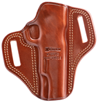 111505 Galco CM213 Combat Master Belt Holster Open Top Pancake Style made of Leather wi