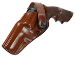 111506 Galco DAO105 DAO Belt Holster made of Leather with Tan Finish, Retention Strap &