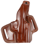111513 Galco FL662 Fletch Belt Holster High Ride Style made of Leather with Tan Finish