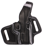 111514 Galco FL662B Fletch Belt Holster High Ride Style made of Leather with Black Fini