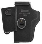 111569 Galco WK2266B WalkAbout 2.0 Holster IWB Open Top Style made of Leather with Blac