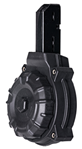 Promag 111589 ProMag DRMA10 AR-15  9mm Luger Colt AR-15 SMG Type 50rd Black Drum