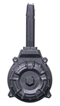 Promag 111590 ProMag DRMA11 Glock Compatible  9mm Luger G17, 19 50rd Black Drum