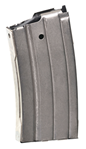 Promag 111611 ProMag RUGA1N OEM  Nickel Detachable 20rd for 223 Rem, 5.56x45mm NATO Ruger Mini