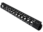 Firefield / Lan 111998 Firefield FF34067 Verge Handguard 15" M-LOK Style Made of Aluminum with Black An