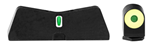Xs Sight System 112242 XS Sights GL0010S5Y DXT II Big Dot fits Glock 20/21/29/30/30S/37/41 Gen1-5 Green