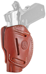 1791 Gun Leathr 112327 1791 Gunleather 3WH1CBRA 3-Way  Size 01 OWB Style made of Leather with Classic B
