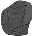 1791 Gun Leathr 112328 1791 Gunleather 3WH2SBLA 3-Way  Size 02 OWB Style made of Leather with Stealth B