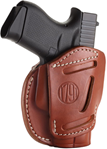 1791 Gun Leathr 112329 1791 Gunleather 3WH2CBRA 3-Way  Size 02 OWB Style made of Leather with Classic B