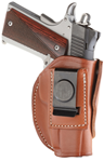 1791 Gun Leathr 112338 1791 Gunleather 4WH1CBRR 4 Way Classic Brown Leather IWB/OWB 1911 3-4"/Browning