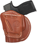 1791 Gun Leathr 112344 1791 Gunleather 4WH3CBRR 4 Way Classic Brown Leather IWB/OWB Compatible with Glo