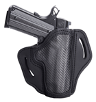 1791 Gun Leathr 112364 1791 Gunleather CFBH1SBLR BH1 Belt Holster Size 01 OWB Open Top Style made of Le
