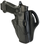 1791 Gun Leathr 112383 1791 Gunleather BH24SBLR BH2.4 Sig P320/Springfield XDM/Walther PPQ Black Leathe