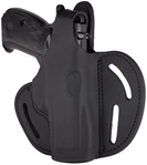 1791 Gun Leathr 112393 1791 Gunleather BHX5SSBLR BHX Belt Holster OWB Stealth Black Leather Fits HK VP9