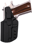 1791 Gun Leathr 112408 1791 Gunleather TACIWB1911BLKR Tactical Kydex Holster IWB Style with Black Finis