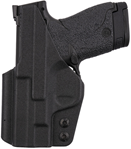 1791 Gun Leathr 112414 1791 Gunleather TACIWBSHIELDBLKR Tactical Kydex Holster IWB Style with Black Fin
