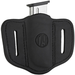 1791 Gun Leathr 112418 1791 Gunleather MAG11SBLA MAG1.1 Single Mag Holster OWB Style made of Leather wi