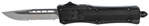 Cobra Enterpris 112473 CobraTec Knives SBCTK1SDS CTK-1  Small 2.75" OTF Drop Point Part Serrated D2 Ste
