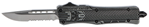 Cobra Enterpris 112476 CobraTec Knives SSWCTK1SDS CTK-1  Small 2.75" OTF Part Serrated D2 Steel Blade/B
