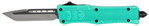 Cobra Enterpris 112484 CobraTec Knives STFCTK1STNS CTK-1  Small 2.75" OTF Tanto Plain D2 Steel Blade/Ti