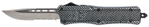 Cobra Enterpris 112492 CobraTec Knives MSCFTK1MDS CTK-1  Medium 3" OTF Drop Point Part Serrated D2 Stee