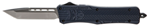 Cobra Enterpris 112499 CobraTec Knives MNYCTK1MTNS CTK-1  Medium 3" OTF Tanto Plain D2 Steel Blade/NYPD